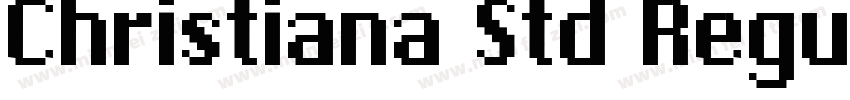 Christiana Std Regul字体转换